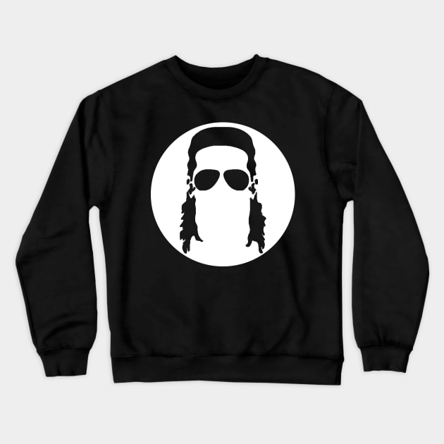 The Mullet Show Silhouette Crewneck Sweatshirt by TheMulletShow